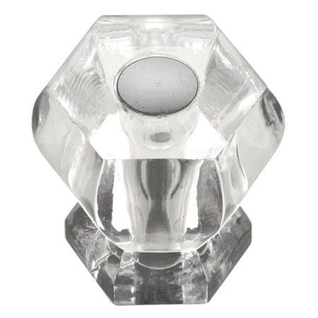 Hd Belwith Knob- 1.18 Crysacrylic Bright Nickel BWHH74688 CA14